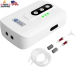 Aquamiracle Lithium Battery Powered Portable Aquarium Air Pump For Fish Tank, Us. Fixed Price $34.47.