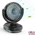 Portable Mini Stroller Fan Clip-on Rechargeable Battery Powered Air Circulator. Fixed Price $36.92.