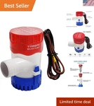 Silent Submersible Bilge Pump 12V 1100GPH For Boats And Pools - Durable Design. Fixed Price $23.99.