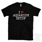 Love Aquarium Setup T-shirt Heart Fish Tank Marine Freshwater Pets Owner. Fixed Price $21.48.