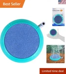 Penn-plax 4-INCH Bubble Disk Aerator Enhance Fish Tank Oxygen Levels. Fixed Price $19.54.