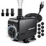 320GPH (1200L/H, 15W) Submersible Water Pump, Quiet & Energy-efficient Founta.... Fixed Price $23.38.