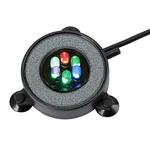 Nicrew Multi-colored Led Aquarium Bubbling Stone Disk, 2 Inch, Multicolor. Fixed Price $17.72.