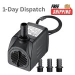 Submersible Pump 400GPH 6.6FT Lift 25W 110V Adjustable Aquarium Fountain. Fixed Price $29.35.