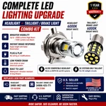 Ultra Led Headlight + Brake Combo For Honda XR150L 2023-2026 Brightnes. Fixed Price $20.99.