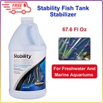 Seachem Stability Fish Tank Stabilizer - For Freshwater And Marine Aquariums 2L. Fixed Price $60.11.