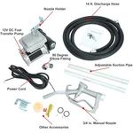 15 Gpm Gasoline Fuel Transfer Pump W/ 12 V Self-priming 14 Ft Hose Kit. Fixed Price $190.87.