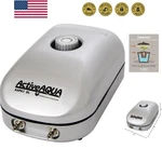 AAPA7.8L Active Aqua, 2 Outlets, 3W, L/min Air Pump, Silver. Fixed Price $44.99.