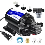 Flowfluid Water Pressure Booster Diaphragm Pump 110V Ac For HOUSE45PSI 4GPM. Fixed Price $101.71.