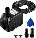 Fountain Pump, 400GPH Submersible Durable 25W Outdoor Water With Black. Fixed Price $27.46.