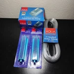 Culture Fish Tank Aquarium Pump 25 Feet Airline Tubing 2X Bubble Stones. Fixed Price $18.99.