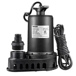 Wassermann 1/2HP Submersible Water PUMP,3300GPH Thermoplastic Utility Elect. Fixed Price $60.00.