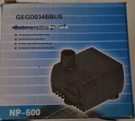 NP-600 Submersible Water Pump Fresh Marine Max Head 90CM GEGD034BBUS, New. Fixed Price $18.60.