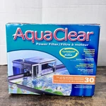 Intertek Aquaclear 30 Aquarium Power Filter Hob 150 Gph - New Open Box. Fixed Price $41.49.