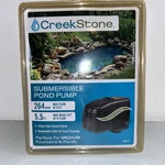Creek Stone 264 Gph Submersible Fountain Pond Pump 63313 Brand New Sealed Box. Fixed Price $18.69.