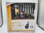 Alpine 27" Outdoor Water Fountain Tier Barrel Pump Garden Bronze. Fixed Price $54.99.