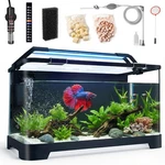 Betta Fish Tank, All In One Aquarium Starter Kits With Ba. Fixed Price $90.97.