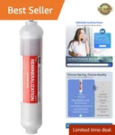 FA15 Alkaline Inline Water Filter Cartridge, 10 X 2 With 1/4 Quick Connect.... Fixed Price $45.49.