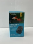 National Geographic Adjustable Air Pump For Aquariums Up To 20 Gallons.. Fixed Price $12.00.