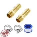 Uxcell Brass Hose Barb Fittings 5/16" G1/8" Male Thread Connector 2PCS. Fixed Price $20.00.