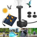 Solar Fountain Water Pump For Outdoor Pool, Small Pond, Garden Fish Tank. Fixed Price $16.88.