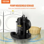 Vevor Submersible Sewage Pump Water 3/4 Hp 5880GPH Cast Iron With Float. Fixed Price $158.99.