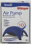 Tetra Whisper Air Pump 10 Gal Aquarium Fish-powerful & Dependable Flow-new. Fixed Price $11.99.