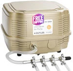 Commercial Air Quiet Oxygen For Aquarium Pond 4 Outlet Fish Tank Pump.. Fixed Price $65.99.