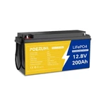 12V 200AH LIFEPO4 Lithium Battery For Solar Back Up System Marine Build Bms. Fixed Price $197.34.
