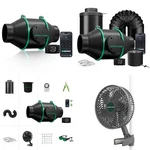 Mars Hydro Inline Fan 4" 6" Ventilation Duct Kit/carbon Filter For Grow Tent. Fixed Price $18.99.