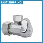 Brasscraft G2CR19X C1 1/2" Compression Inlet 3/8" Chrome Angle Valve. Fixed Price $15.99.