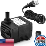 Domica 90 Gph Mini Submersible Pump Small Fountain 5W 350L/H For Water. Fixed Price $14.72.