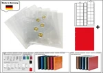 Look 35 Compartments Premium Coin Sheets 28 Mm Red Zwl Album Pages 7393. Fixed Price $9.71.