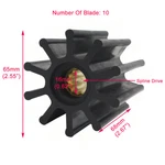 Flexible Impeller For Jabsco 31130-0061 Cef 500161 SP-130 Yanmar 119593-42200. Fixed Price $23.50.