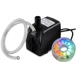 10WATT 160GPH Submersible Fountain Pump With Automatic Color Changing Led Light. Fixed Price $24.22.