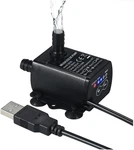 Decdeal Submersible Water Pump Aquarium Fountain With Flow Adjustment Function. Fixed Price $18.26.
