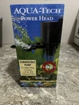 New Aquatech Power Head Submersible Pump Water Circ Use With Undergravel Filters. Fixed Price $28.00.