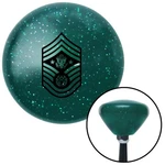 Black Chief Master Sgt Of The Air Force Green Retro Sparkle Shift Knob M16X1.5. Fixed Price $89.95.
