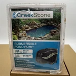 Creek Stone 264 Gph Submersible Fountain Pond Pump 63313 Brand New Sealed Box. Fixed Price $19.95.