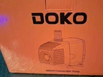 Doko 880GPH Submersible Water Pump, Fountain Orange Black. Fixed Price $34.99.