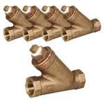 Midline Y-strainer Pipeline Filter Valve, Fip Connection Cast Brass (5 Pk). Fixed Price $124.99.
