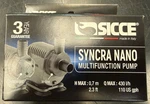 Sicce Syncra Nano 110 Gph Circulation Aquarium Water Pump. Fixed Price $24.95.