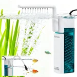 Qiqiwader Small Aquarium Filter, Fish Tank Suitable For 3W, White. Fixed Price $30.15.