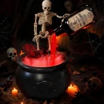 Uplavie Ultrasonic Mist Maker Fogger Halloween Decoration Set Black Cauldron. Fixed Price $16.73.