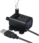 Decdeal Submersible Water Pump Aquarium Fountain With Flow Adjustment Function. Fixed Price $19.01.