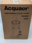 Acquaer 1HP Sump 4345GPH Submersible Water Pump, Manual Utility Wa.... Fixed Price $61.70.