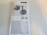 Eheim 1260/1262/3260/3264 Universal Water Pump Owner's Manual & Parts Guide-nice. Fixed Price $12.95.