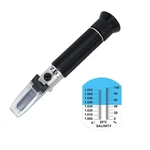 Salinity Refractometer With Atc,saltwater Aquariums Dual Scale 0-100 Ppt & Sp.... Fixed Price $26.55.