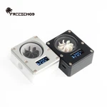 Freezemod Water Cooling Flow Meter Indicator With Temperature Sensor 1/4". Fixed Price $25.99.