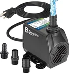 800GPH Submersible Water PUMP(3000L/H 60W), Adjustable Ultra Quiet Fountain. Fixed Price $38.99.